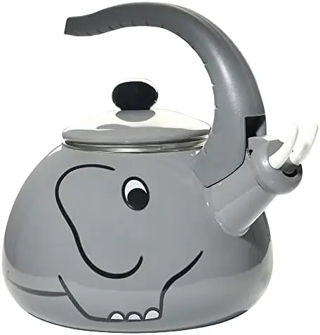 

Elephant Whistling Tea Kettle, Animal Teapot, Kitchen Accessories and Décor