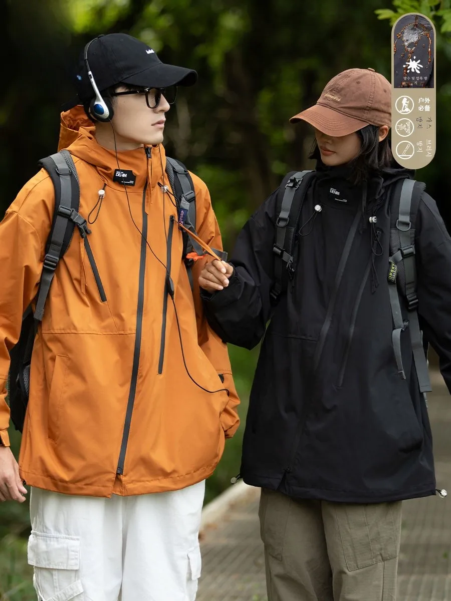 Zhenvis Ветрозащитная водонепроницаемая куртка три в одном Верхняя одежда для