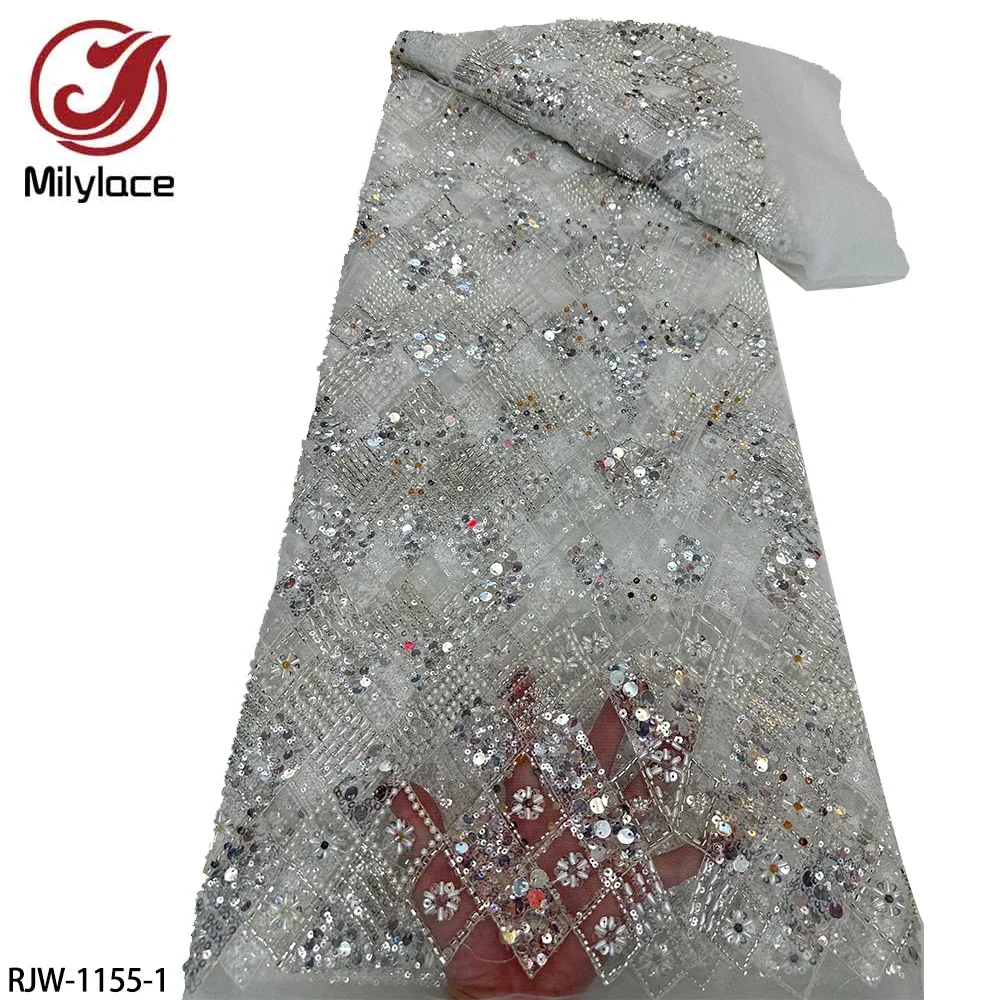 Модная африканская сетчатая кружевная ткань блестки тюль сетка с вышивкой