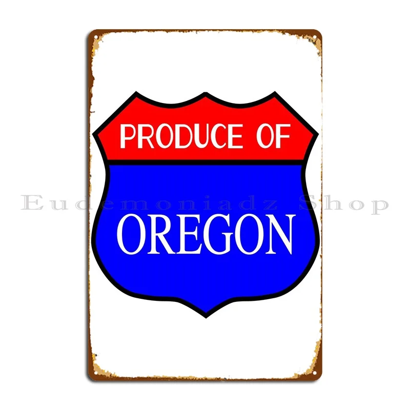 

Производство Орегона, металлический плакат с табличкой, паб, паб, клуб, индивидуальный оловянный плакат для гостиной