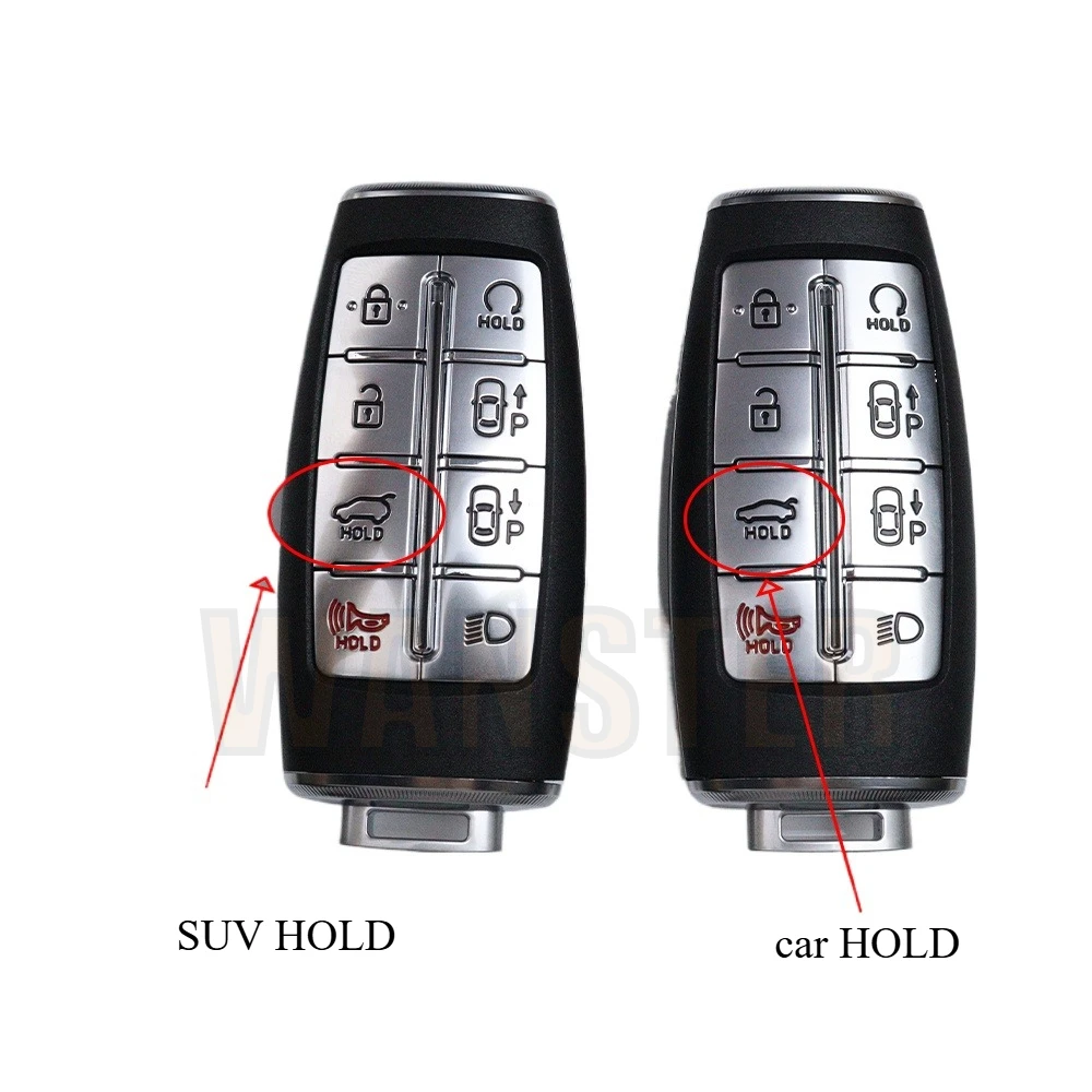 Фото Чехол для автомобильного ключа для Hyundai Genesis G80 GV70 GV80 G60 Gv60 2021 2020 2019 2022, сменный корпус для автомобильного ключа №3