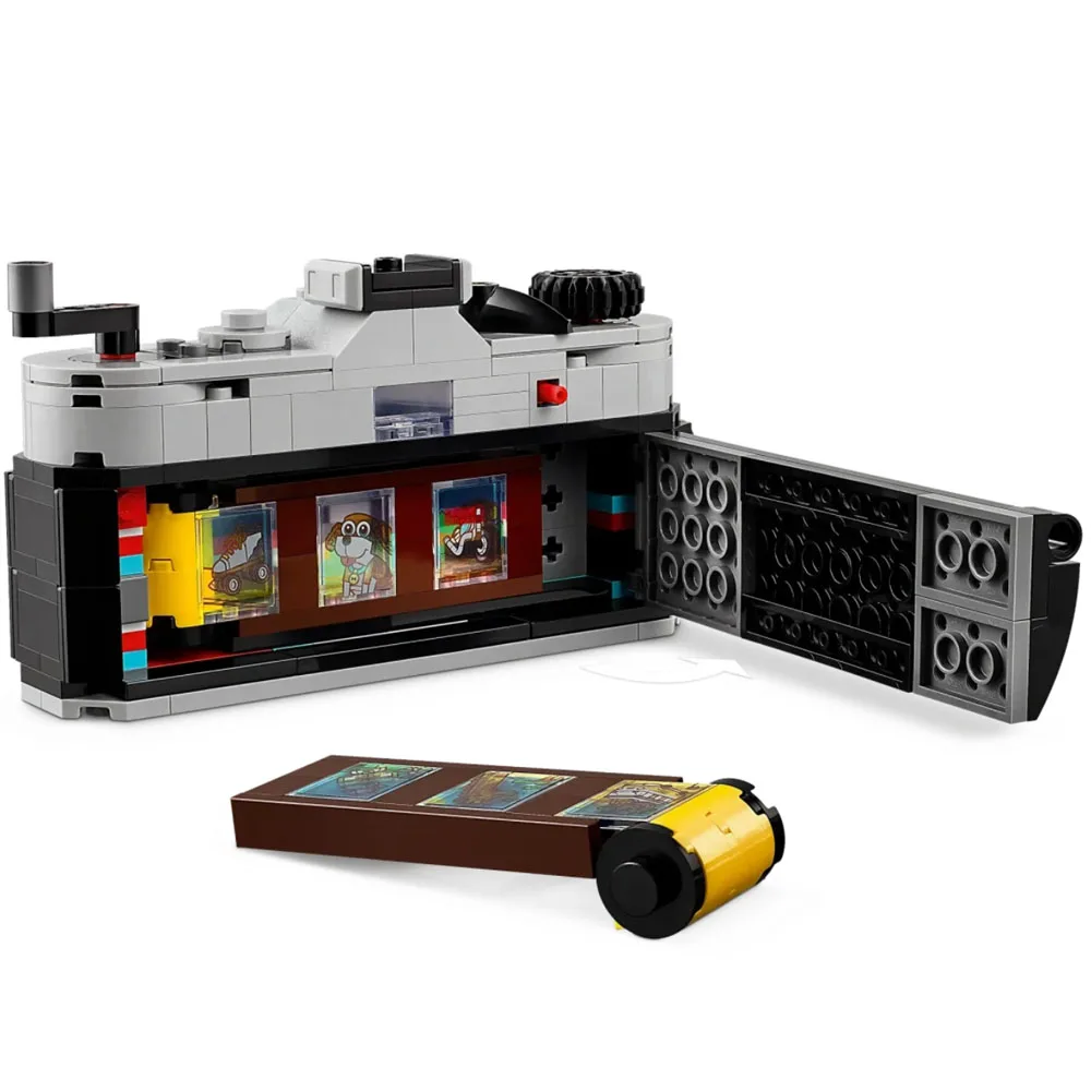 Мини-винтажная модель камеры строительные блоки самоблокирующиеся кирпичи