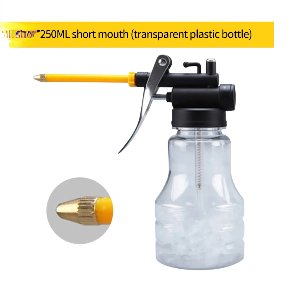 

Quality oiler for greasing Transparent Oil Can Lubrication High Pressure Oiler Lubricating Oil Plastic Machine