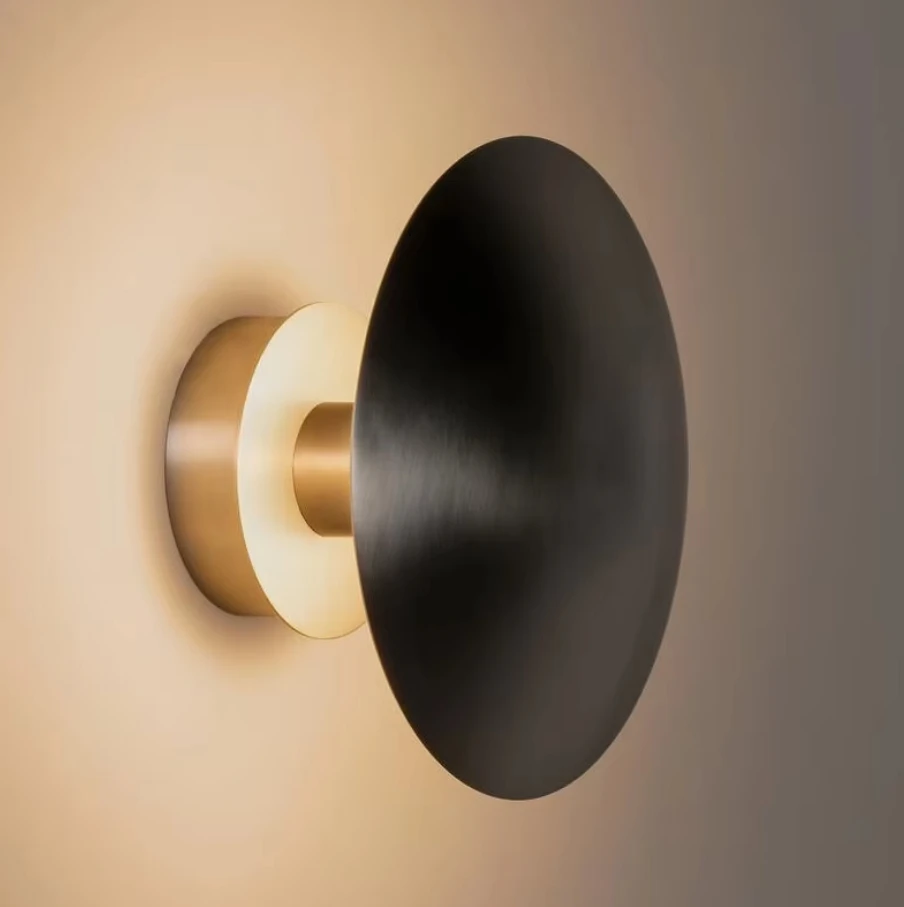 

Настенный светильник Doflamingos круглый медный 16 Вт