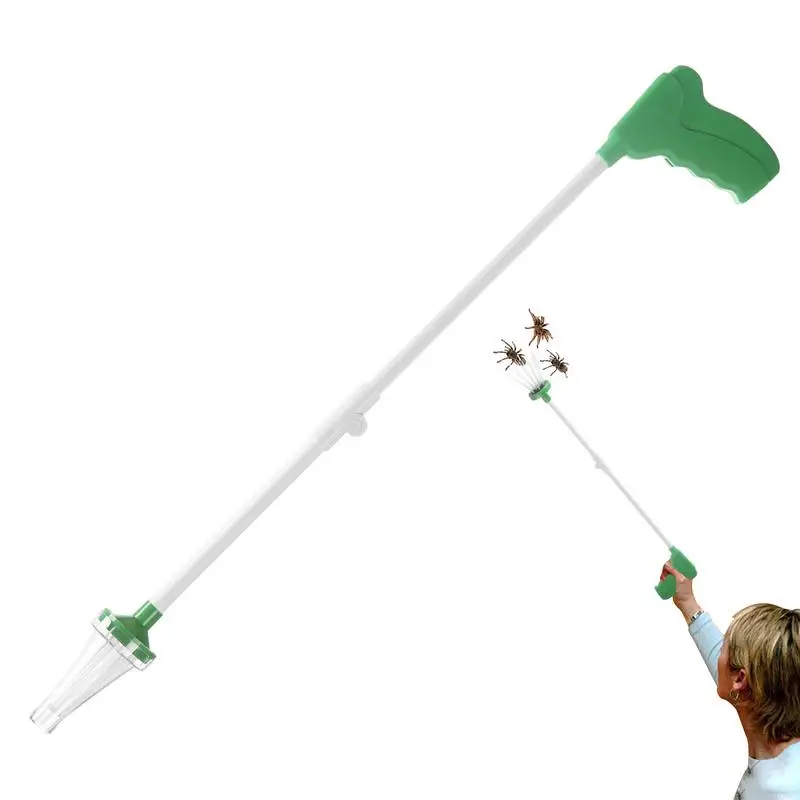 Ловец пауков с длинной ручкой Бесконтактный захват паука складная ручка для