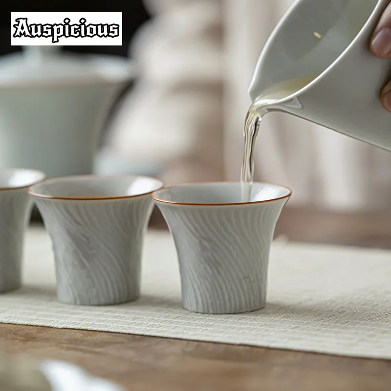 2 шт./набор чайная чашка с золотым узором 50 мл