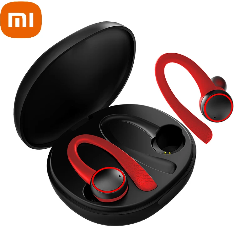 

XIAOMI TWS Sports Wireless Earphone Bluetooth Headphone Ear Hook with Microphone Running Noise Cancelling Stereo Earbuds