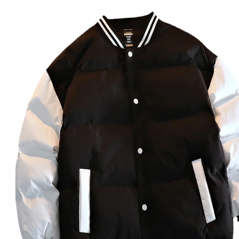New Fall/Winter 2022 American Baseball Uniform Men's Cotton Jacket Loose Warm Cotton Fashion Men's Cotton Jacket