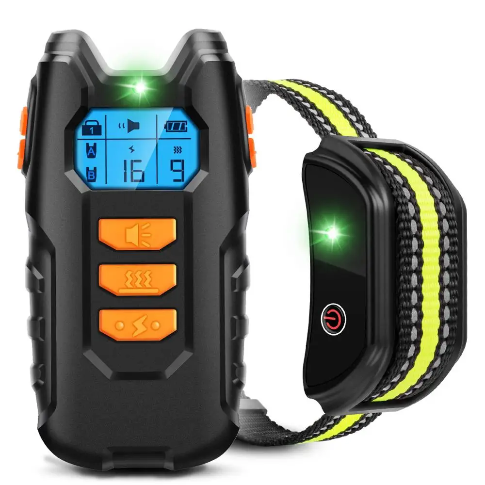 

USB Electric Dog Training Collar Anti Bark Stop Shock Pet Remote Control Waterproof Rechargeable for All Size Vibration Sound