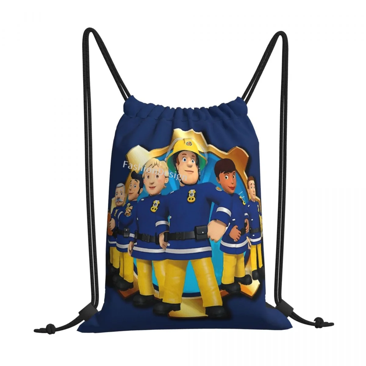 Сумка на шнурке Fireman Sam и уверенная в себе команда спортивная водонепроницаемая