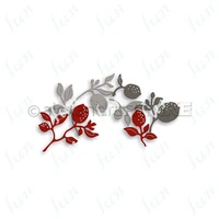 spring new lemon branches set metal cutting dies for diy scrapbooking album paper card coloring embossed template stencil mold