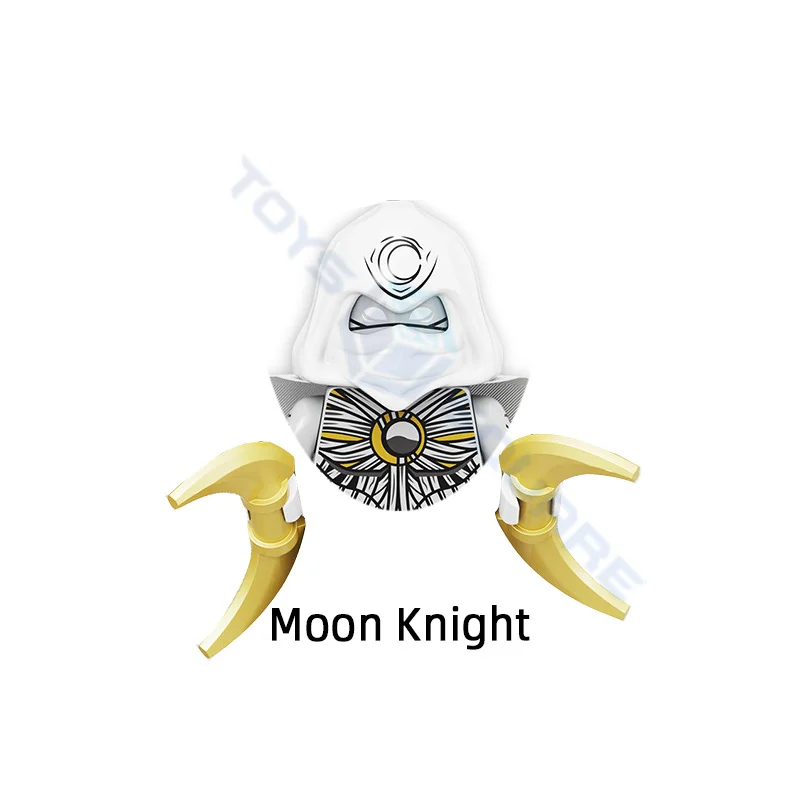 

MARVEL Khonsu Moon Knight Model Building Blocks MOC Bricks Set Gifts Toys For Kids Children