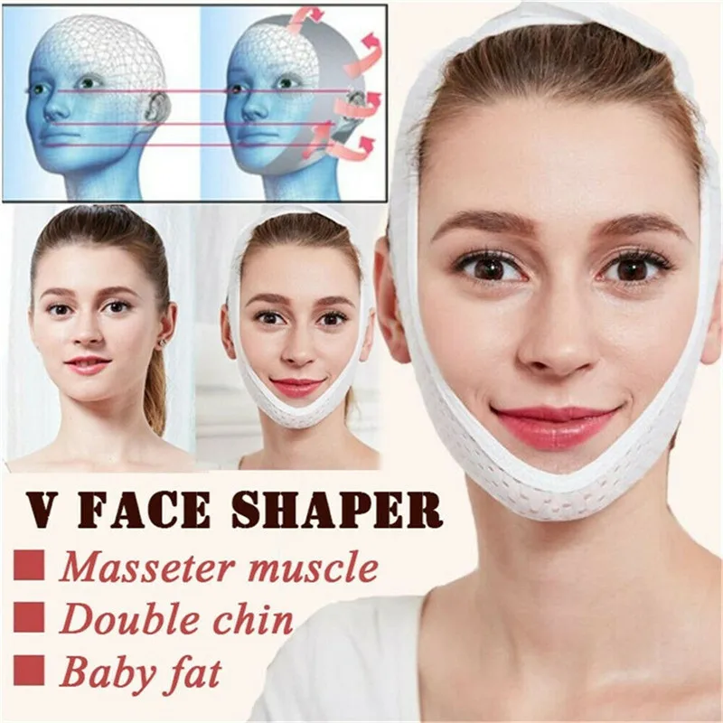 

Facial Slimming Bandage V Shaper Cheek Face Lift Up Belt Shape Reduce Double Chin Sleeping Mask Women Skin Care Beauty Tools