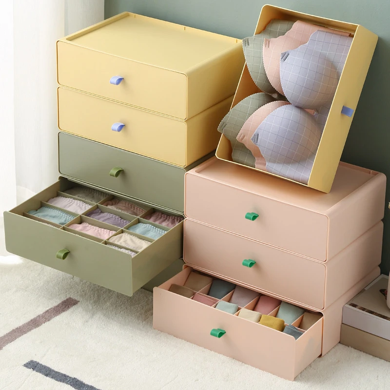 

Obelix Underwear Bra Socks Storage Box Cabinet Drawer Organizer Socks Scarf Underwear Organizer Box Wardrobe Clothing Storage