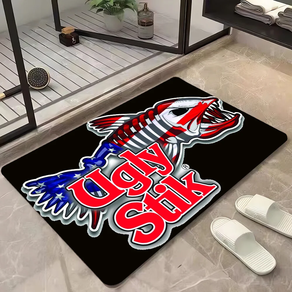 U-образный напольный ковер для спальни Придверный коврик вход в дом моющийся