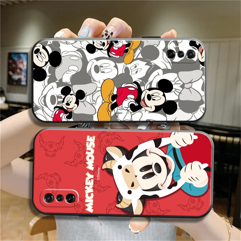 

Disney Mickey Phone Case For Xiaomi POCO X3 Pro M3 Pro NFC F3 GT 11 Lite Liquid Silicon Black ShockProof Unisex Coque TPU Back