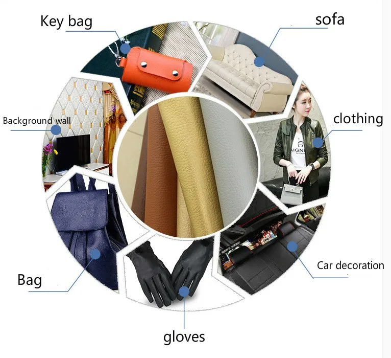 20x120 См Виниловая Ткань В Рулонах Из Искусственной Кожи С Узором Личи Для