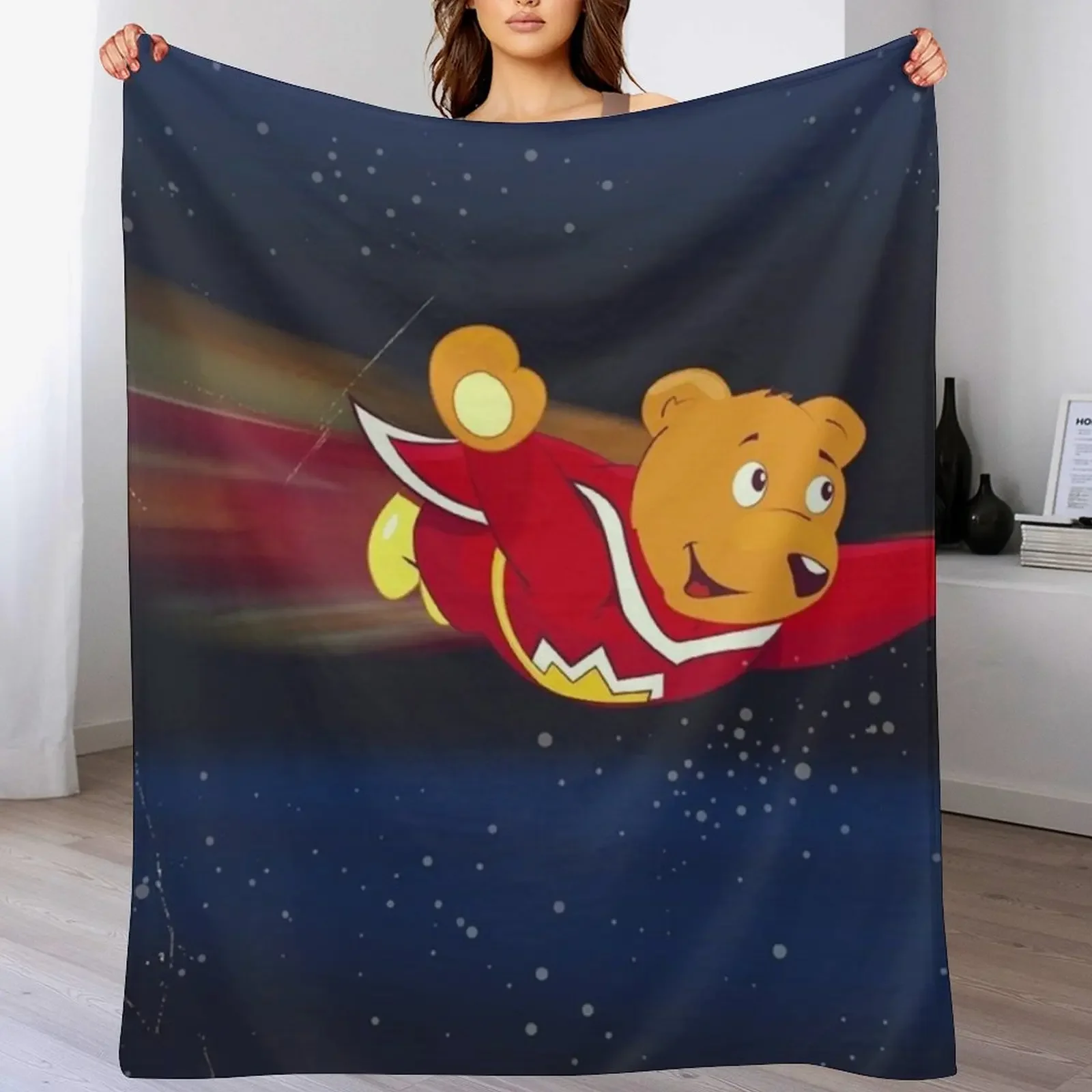 Фото Стильный плед Superted для дивана и гостиной №1