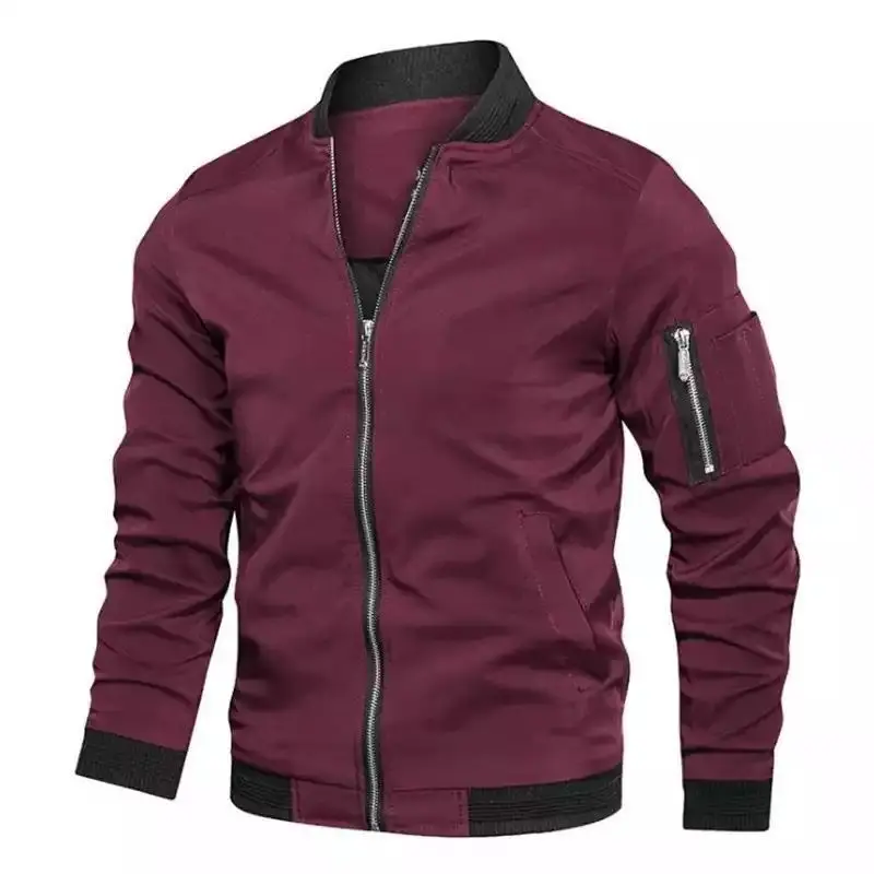 

Men's 2023 Autumn New Jackets Spring Fashion Bomber Windbreaker Jacket Coat Men Clothing Zipper Military Casual Jackets Men Tops