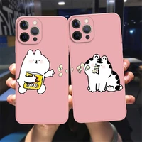 cute cartoon couple phone case for iphone 13 13pro 11 12 pro max 12 13 mini 7 8 plus x xr xs se 2022 funny cartoon back cover