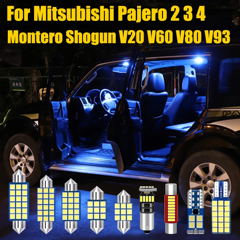 Автомобильные светодиодные лампы для Mitsubishi Pajero 2 3 4 Montero Shogun MK2 MK3 MK4 V20 V60 V73 V80 V93 V97 V98