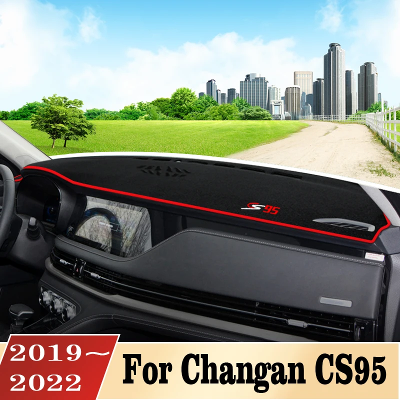 

For Changan CS95 2019 2020 2021 2022 Car Dashboard Cover Mat Sun Shade Pad Instrument Platform Desk Panel Carpet Accessories