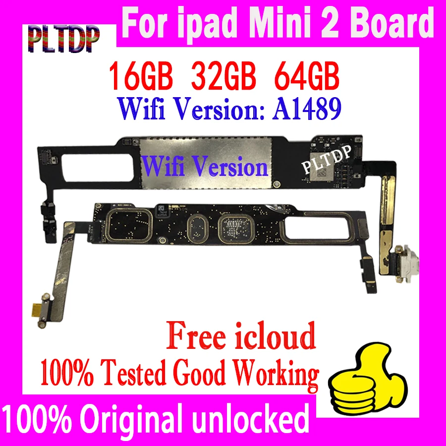 Материнская плата для Ipad MINI 2 логические платы 16 ГБ 32 64 Wi-Fi 3G версия A1489 A1490 A1491