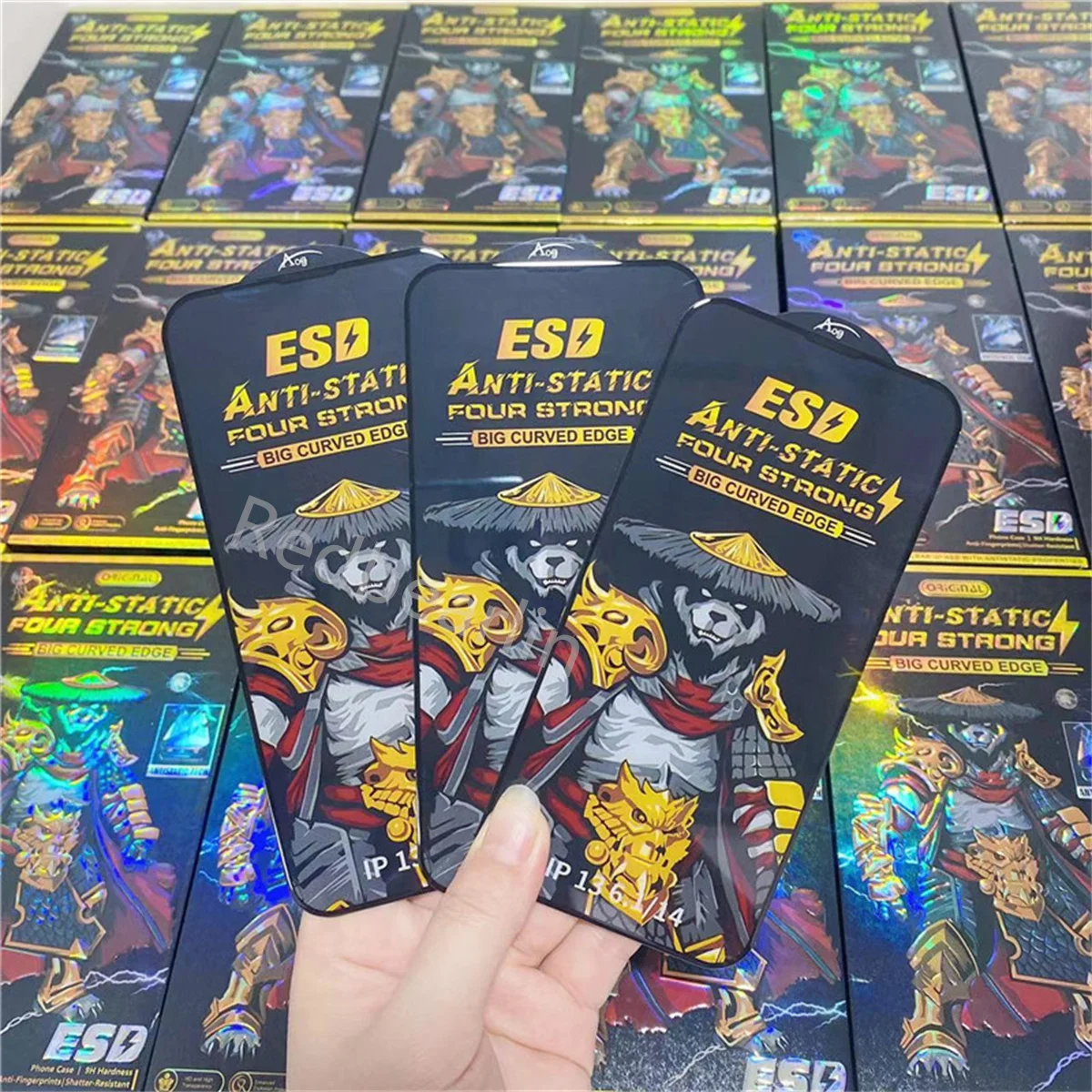 20pcs ESD Anti-Static Matte Privacy Tempered Glass Screen Protector Film Big Curved For iPhone 14 13 12 11 Pro Max X xr xs max