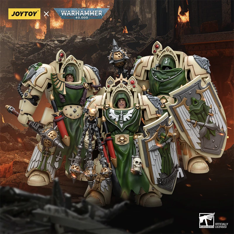 Фото JT Dark Source Warhammer 40K Dark Angel Deathwing Knight Warriors 6-местная группа 1:18 подвижные солдаты №3