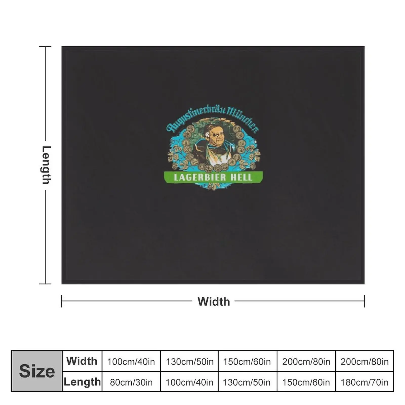 Классическое Одеяло из м/ф акустин с надписью Германия