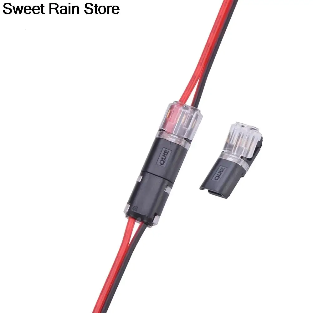 

2pin Pluggable Wire Connector Quick Splice Electrical Cable Crimp Terminals for Wires Wiring 22-20AWG LED Car Connectors 10pcs