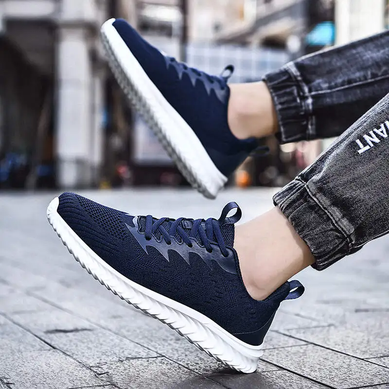 

Sneakers Male Schue Sneakers Sport Stockings Running Sneakers Non-Leather Casual Shoes Men's Sports Explosive Tennis Massager