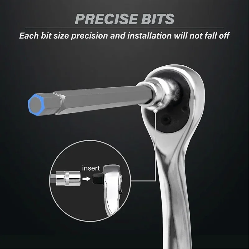 Набор шестигранных торцевых ключей Landgoo сверхдлинный 6-ногий для ремонта рваных