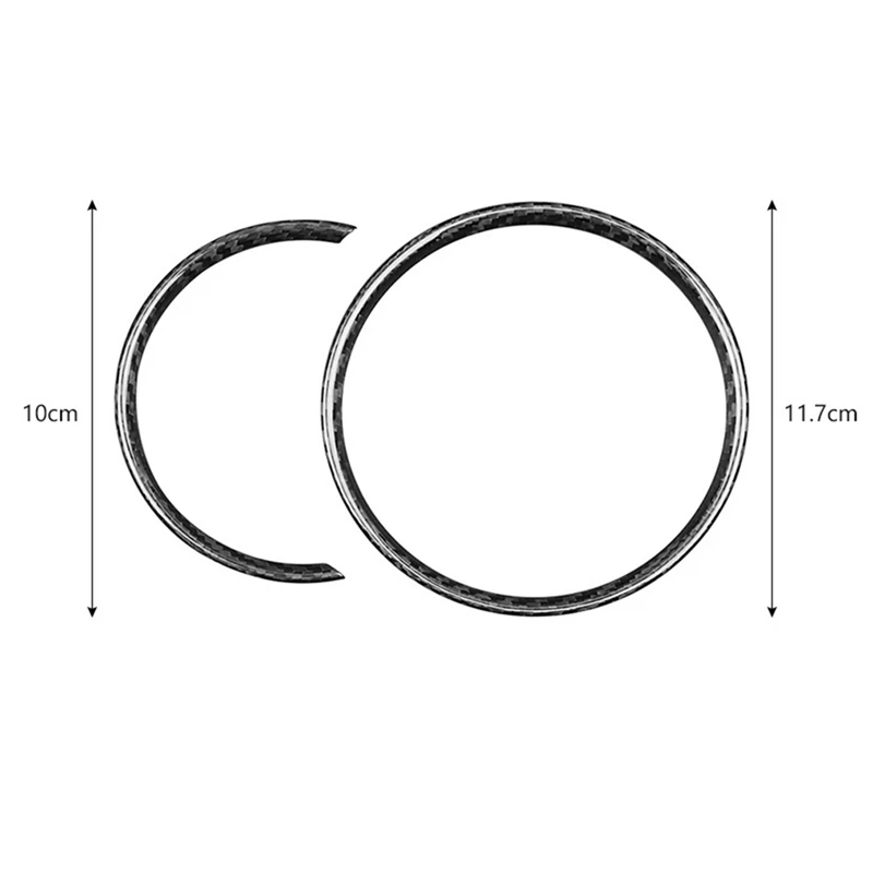 Тахометр автомобильный из углеродного волокна наклейки для MINI ONE Cooper S JCW F54 F55 F56 F57