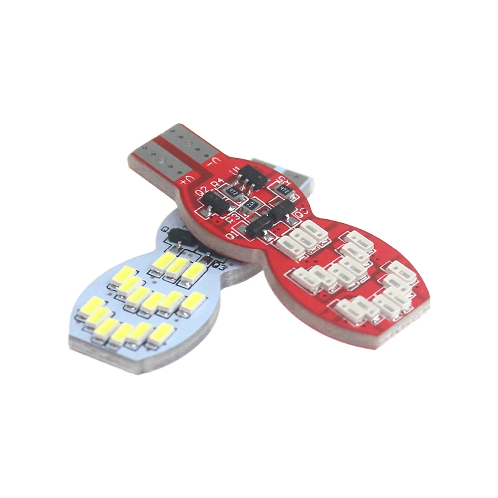 

100PCS T10 W5W 3014 30SMD Flowing-Flashing LED lights For Car Parking Position Lights Interior Map Dome Lights 12V Auto Lamp