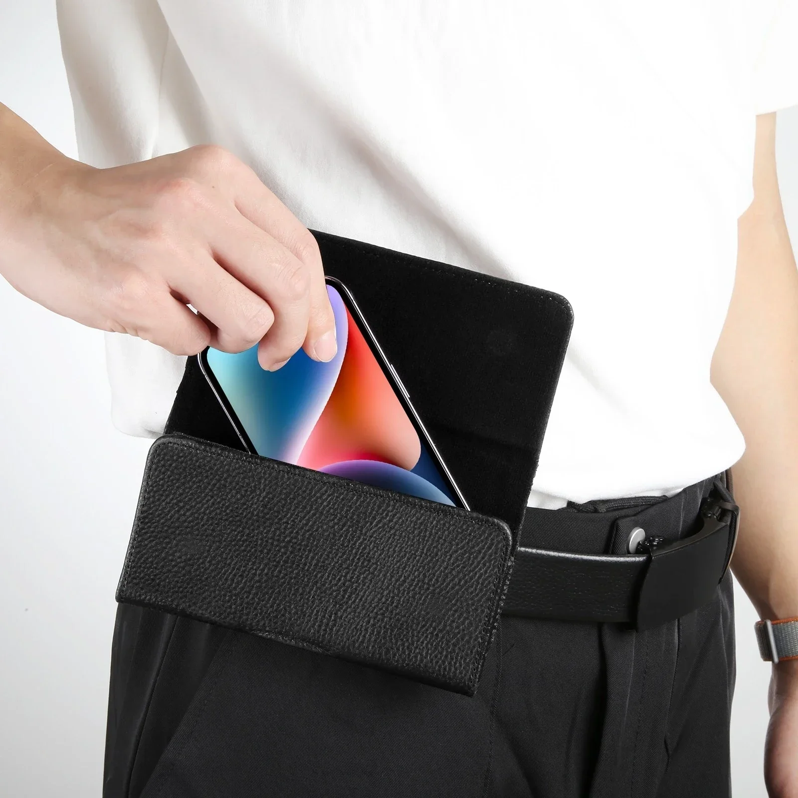 Чехол-кобура из натуральной кожи для телефона 4 7-6 8 дюймов