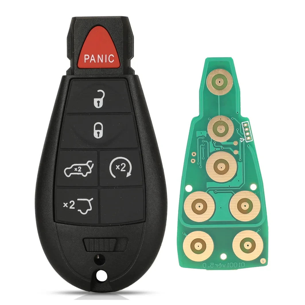 

Дистанционный Автомобильный ключ для Chrysler 300C, городской и загородный джип, Grand Cherokee, Dodge, автофургон, путешеств...