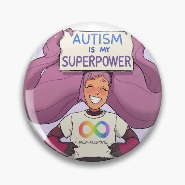 

Entrapta From She Ra Celebrating Autism Soft Button Pin Lapel Pin Clothes Fashion Funny Creative Women Decor Metal Gift Brooch