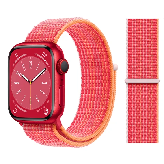 Nylon Strap For Apple Watch Band 44mm 40mm 49mm 41mm 45mm 42mm 38mm bracelet Correa  iWatch Serie ultra 49mm  5 6 SE 7 8 band