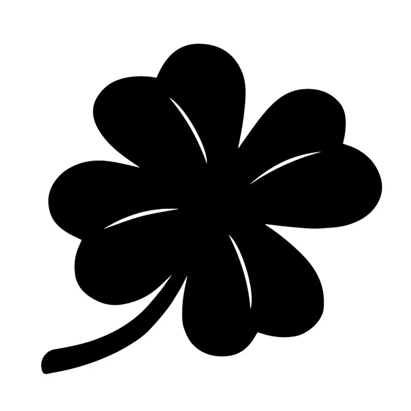 

4 листа клевера на удачу бампер украшение окна Автомобильные Наклейки 15X14.5CM