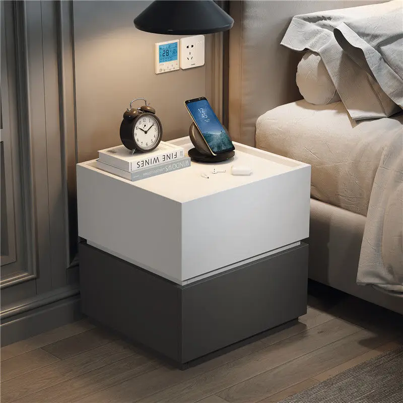 

2023 Year Aoliviya Official New Installation-Free 2022 New Bedroom Creative Combination Storage Locker Modern Simple Bedside