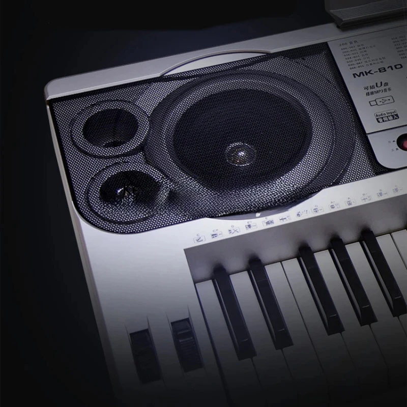 Синтезатор 61 клавиша музыкальная клавиатура для взрослых гибкий электронный