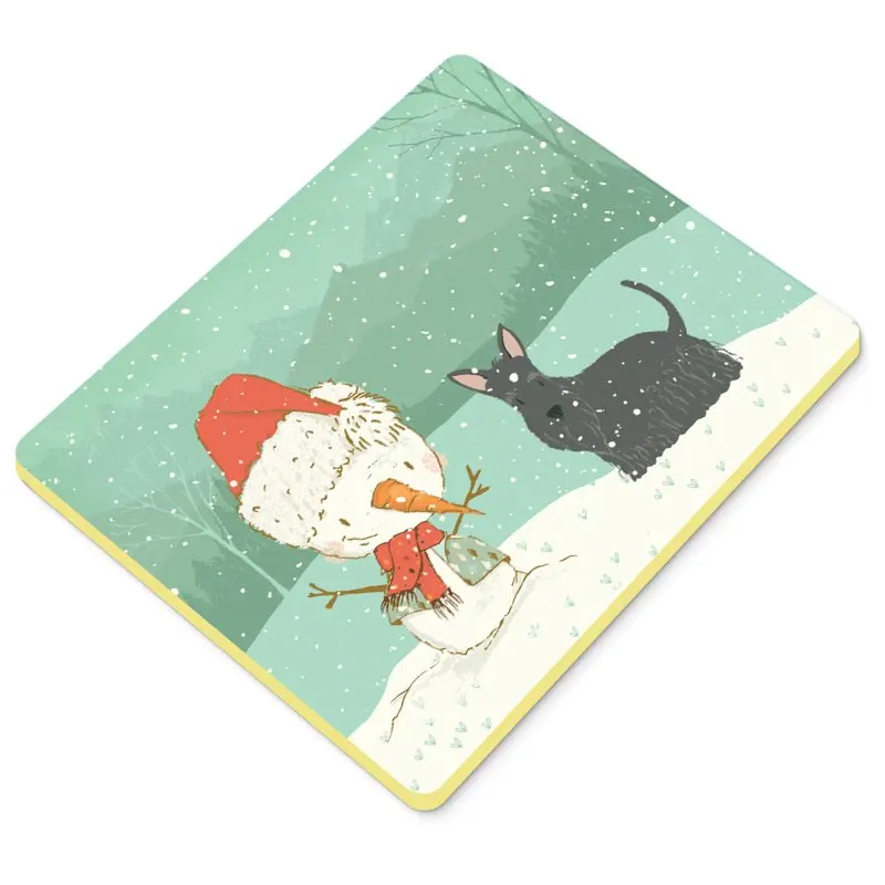 

Terrier Snowman Christmas Kitchen or Bath Mat 20x30 Hallway runner rug Carpet Room accessories for men Tapis Bathroom carpet Yel