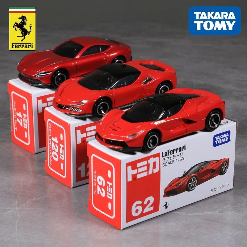 

TOMY Ferrari SP3 F40 Roma SF90 Ferrari F8 ENZO 488 F50 Laferrari 512BB Alloy Car Diecasts & Toy Vehicles Car Model For Children