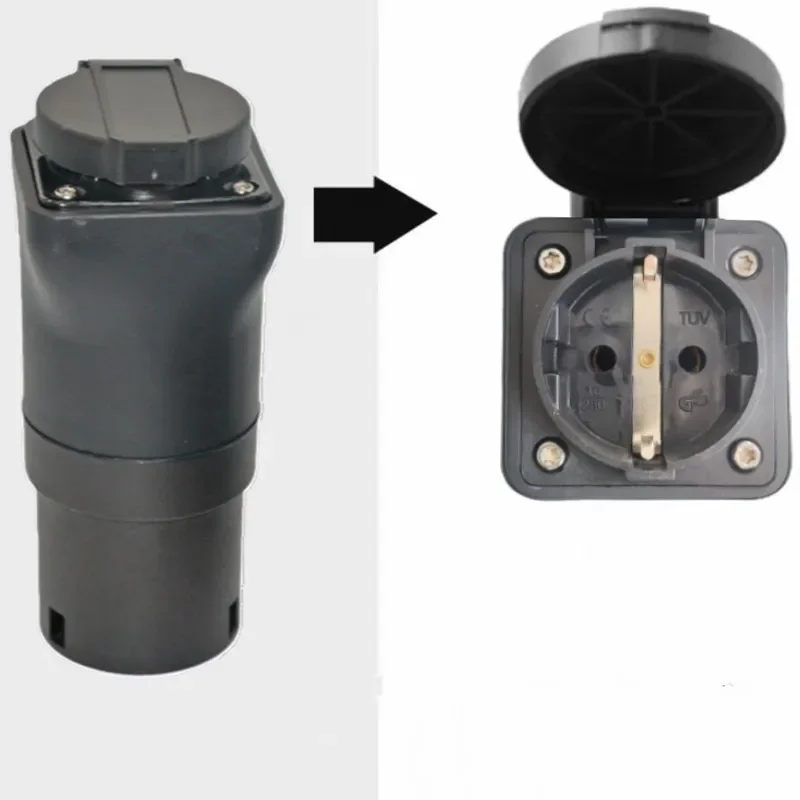 

16 А электромобиль EVSE адаптер Портативный EV разъем тип 2 в EU 2 контакта разъем