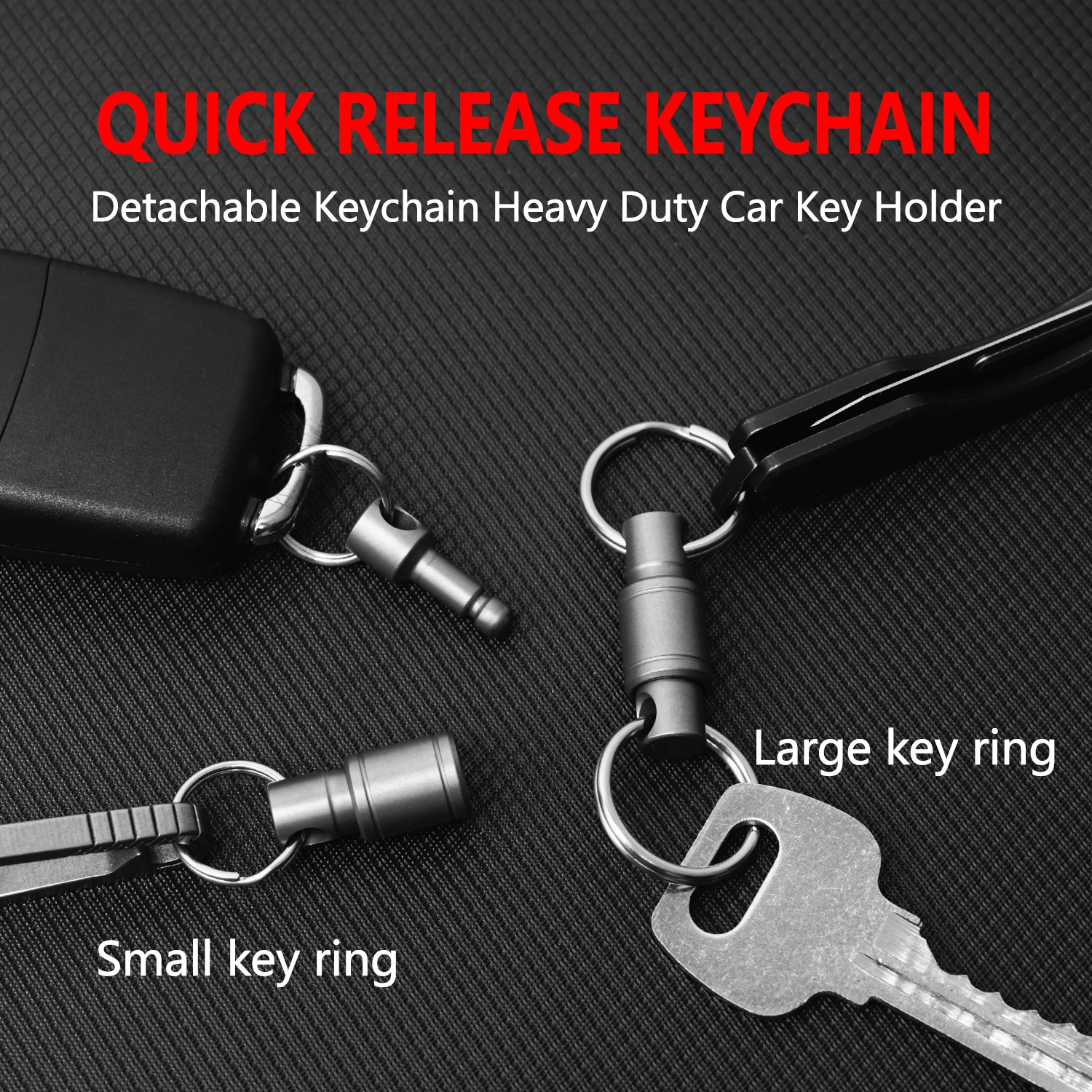 TIVIVA брелок из титанового сплава быстроразъемная металлическая застежка с 4