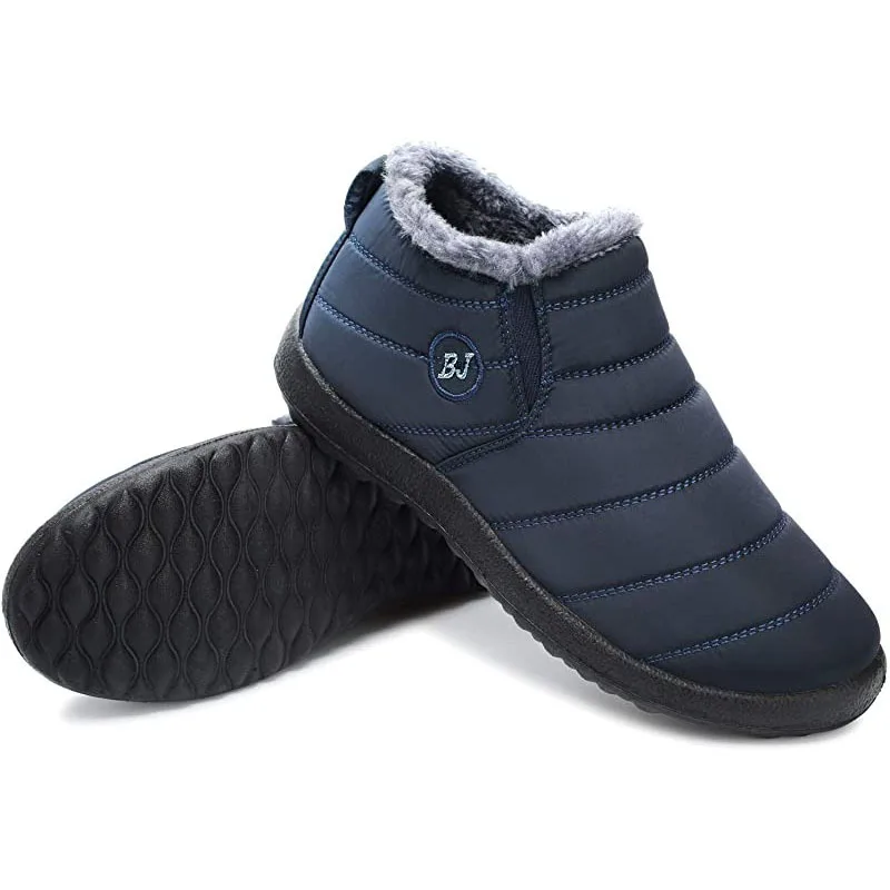 

Men Boots Lightweight Winter Shoes For Men Snow Boots Waterproof Winter Footwear Plus Size 47 Slip On Unisex Ankle Winter Boots