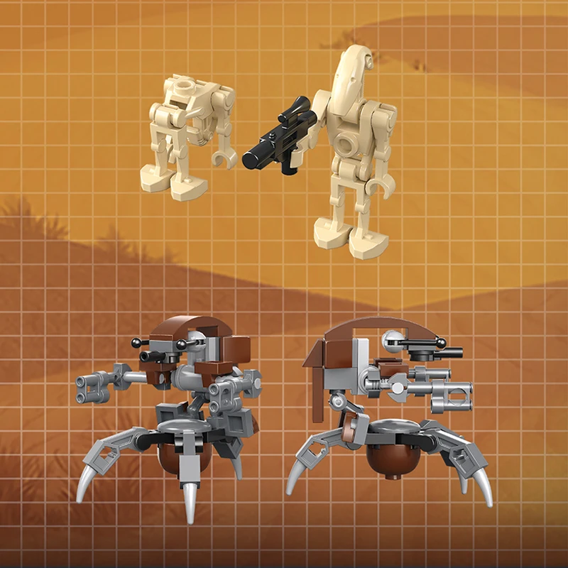 500 + шт. Звездные войны платон атака ремесло разрушительные дроиды строительные
