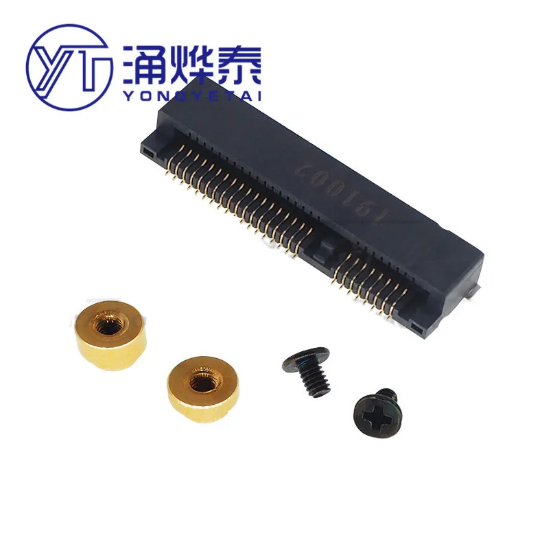 

YYT MINI PCIE Разъем msata Разъем для карты 52P 4,0 H/5,2 H/5,6 H/8,0 H/9,0 H разъем Медный столб кронштейн