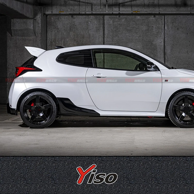 Фото Подходит для GR YARIS MXPA12 TOMS V2 второго поколения, карбоновый аэродинамический обвес, боковые юбки, накладки на пороги. №4